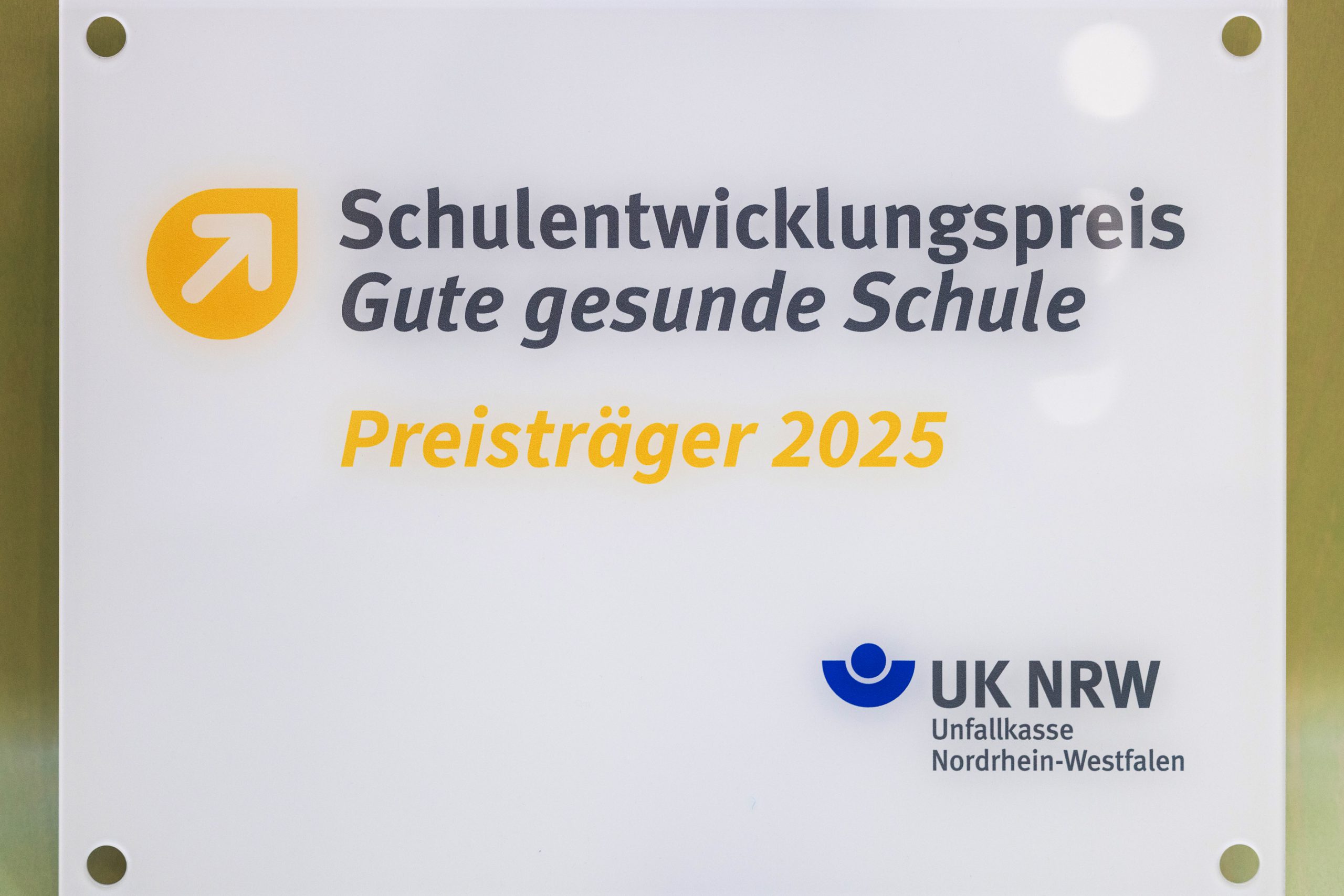 Die Nikolaus-Schule wird zum vierten Mal mit dem Schulentwicklungspreis „Gute gesunde Schule“ ausgezeichnet